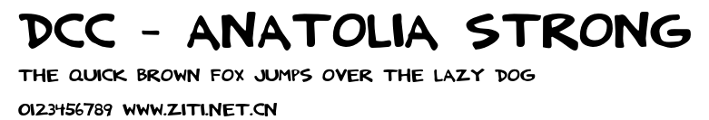 DCC - Anatolia Strong.otf字體轉換器圖片