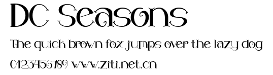 DC Seasons.ttf字體轉換器圖片