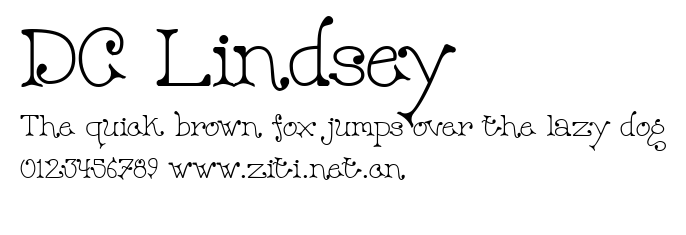 DC Lindsey.ttf字體轉換器圖片