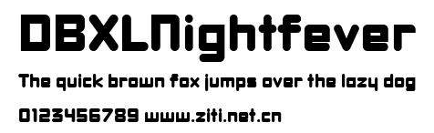 DBXLNightfever.ttf字體轉換器圖片