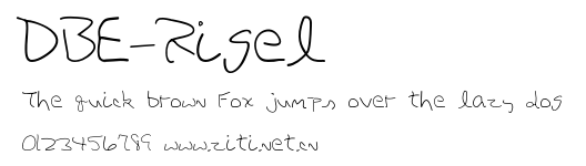 DBE-Rigel.otf字體轉換器圖片