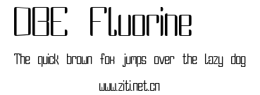 DBE Fluorine.ttf字體轉換器圖片