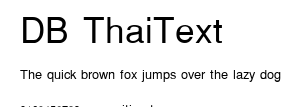 DB ThaiText.ttf字體轉換器圖片