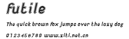 futile.ttf字體轉換器圖片