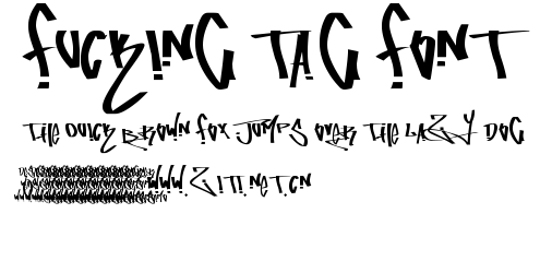 fucking tag font.ttf字體轉換器圖片