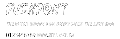 fuckfont.ttf字體轉換器圖片