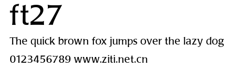 ft27.ttf字體轉換器圖片