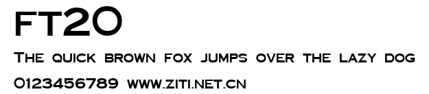 ft20.ttf字體轉換器圖片