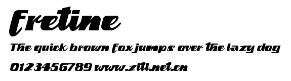 fretine.ttf字體轉換器圖片