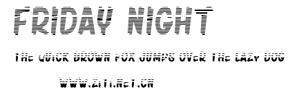 friday night 2.ttf字體轉換器圖片