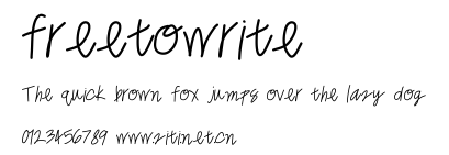 freetowrite.ttf字體轉換器圖片