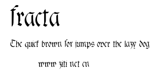 fracta.ttf字體轉換器圖片