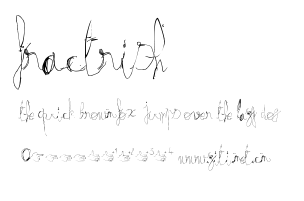 fractrish.ttf字體轉換器圖片