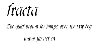 fracta.ttf字體轉換器圖片
