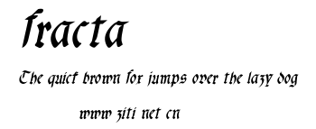 fracta.ttf字體轉換器圖片