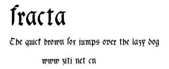 fracta.ttf字體轉換器圖片