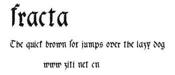 fracta.ttf字體轉換器圖片