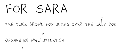 for sara.ttf字體轉換器圖片