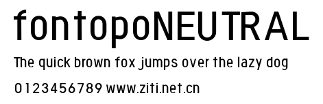 fontopoNEUTRAL.ttf字體轉換器圖片