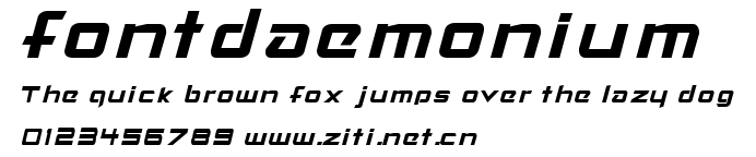 fontdaemonium.ttf字體轉換器圖片