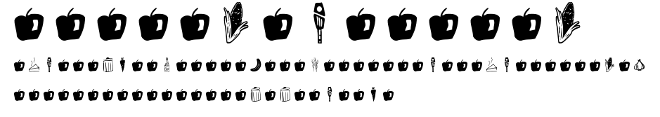 GMDoodles_Food.ttf字體轉換器圖片