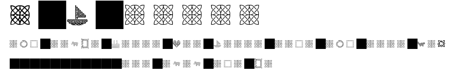 A-J knots.ttf字體轉換器圖片