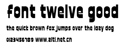 font twelve good.ttf字體轉換器圖片