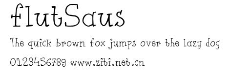 flutSaus.ttf字體轉換器圖片