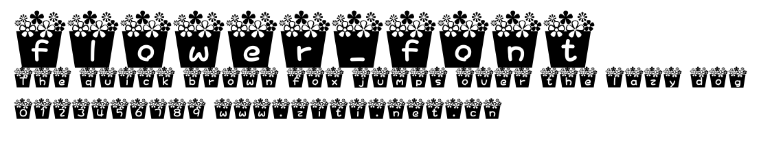 flower_font.ttf字體轉換器圖片