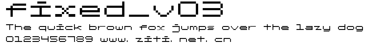 fixed_v03.ttf字體轉換器圖片