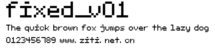 fixed_v01.ttf字體轉換器圖片