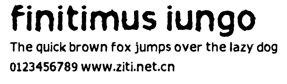 finitimus iungo.ttf字體轉換器圖片
