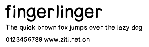 fingerlinger.ttf字體轉換器圖片
