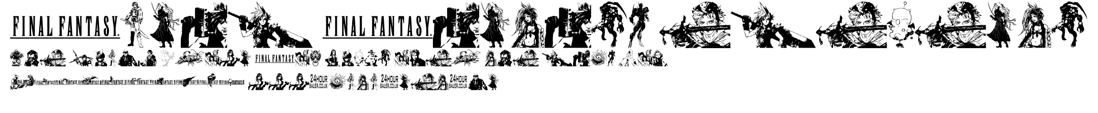 final fantasy elements.ttf字體轉換器圖片