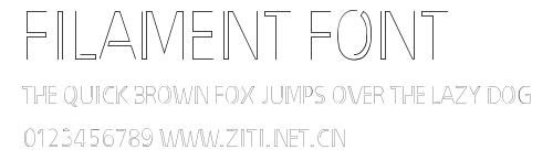 filament font.ttf字體轉換器圖片