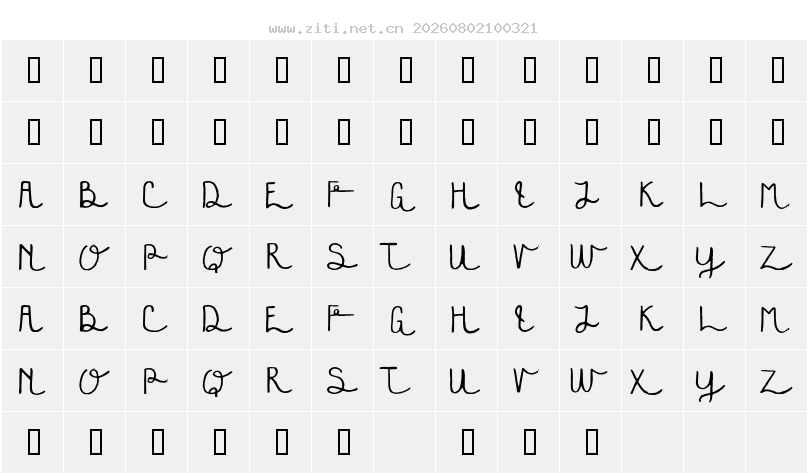 字符映射圖