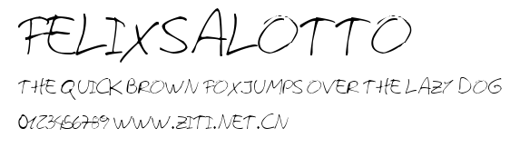 felixsalotto.ttf字體轉換器圖片