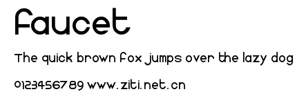 faucet.ttf字體轉換器圖片