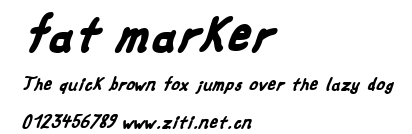 fat marker.ttf字體轉換器圖片