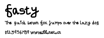 fasty.ttf字體轉換器圖片