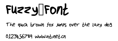Fuzzy_Font.ttf字體轉換器圖片