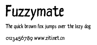 Fuzzymate.ttf字體轉換器圖片