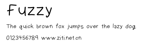 Fuzzy.ttf字體轉換器圖片