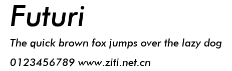 Futuri.ttf字體轉換器圖片