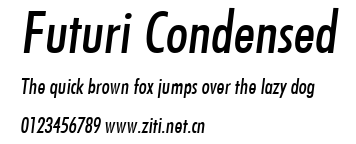 Futuri Condensed.ttf字體轉換器圖片