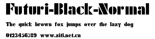 Futuri-Black-Normal.ttf字體轉換器圖片