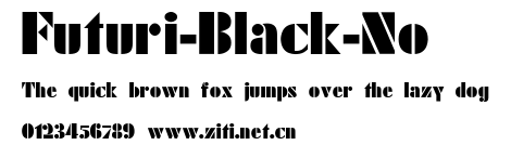 Futuri-Black-No.ttf字體轉換器圖片