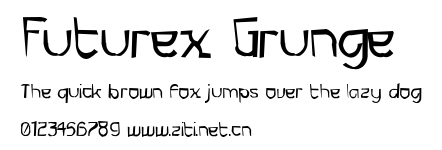 Futurex Grunge.ttf字體轉換器圖片