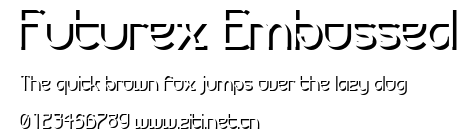 Futurex Embossed.ttf字體轉換器圖片