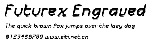 Futurex Engraved.ttf字體轉換器圖片